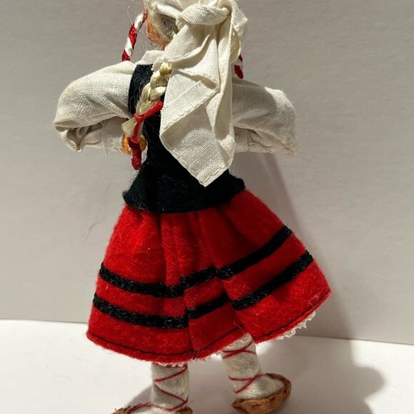 Vintage Fraulein felt doll made in Germany - Picture 6 of 11